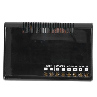 CFTGIW 3 Way Electronic Car Crossover, High Class Sound, Reduced Circuit Noise Speaker Frequency Divider, Different Musical Experience, Enhanced Upgradeability