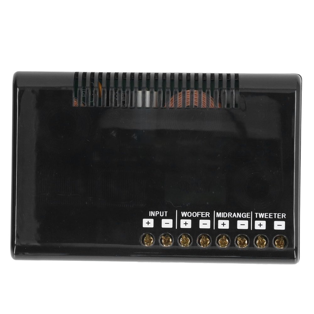CFTGIW 3 Way Electronic Car Crossover, High Class Sound, Reduced Circuit Noise Speaker Frequency Divider, Different Musical Experience, Enhanced Upgradeability