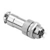 5pcs GX12 2Pin Male Female Panel Metal Aviation Plug Socket Connector for Small Instruments Security Monitoring view 1