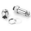 5pcs GX12 2Pin Male Female Panel Metal Aviation Plug Socket Connector for Small Instruments Security Monitoring view 2