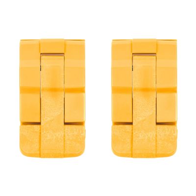 Pelican Replacement Double Throw Latches, Medium, Yellow (Set of 2)