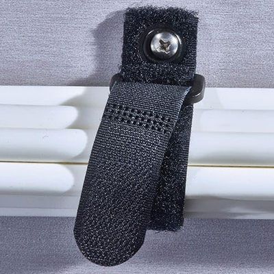 RIP-TIE 3/4" x 5" EconoCinch-EG Cable Tie Attach to Walls, Carts, Equipment Racks 5 Pack Black