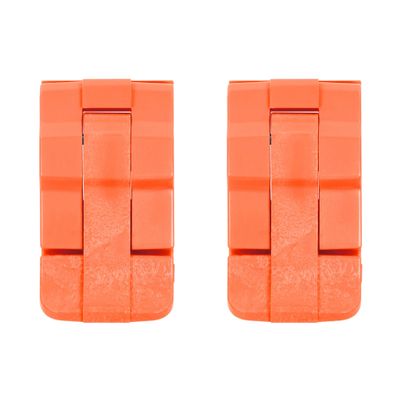 2 Pelican Orange Replacement Double Throw Medium Latches. Fits Protector Series.