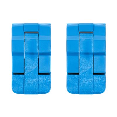 2 Pelican Blue Replacement Double Throw Medium Latches. Fits Protector Series.