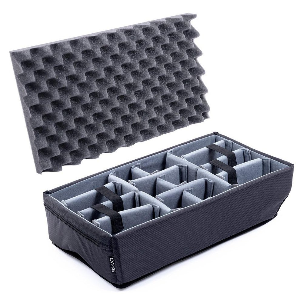 ColorCase Gray Padded Divider Set for the Pelican 1510 Protector case.