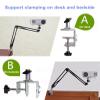 Projector Mount Stand C-Clamping Desk Bedeside Projector Stand Metal Holder Multi-angle Adjustable Folding Universal Bedside Desktop Projection Ceiling Universal Projector Ceiling Mount ( Color : B , view 3