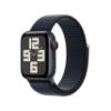Apple Watch SE 2nd Gen 40mm GPS + Cellular Midnight Aluminum Case - Midnight Sport Loop (Renewed) view 1