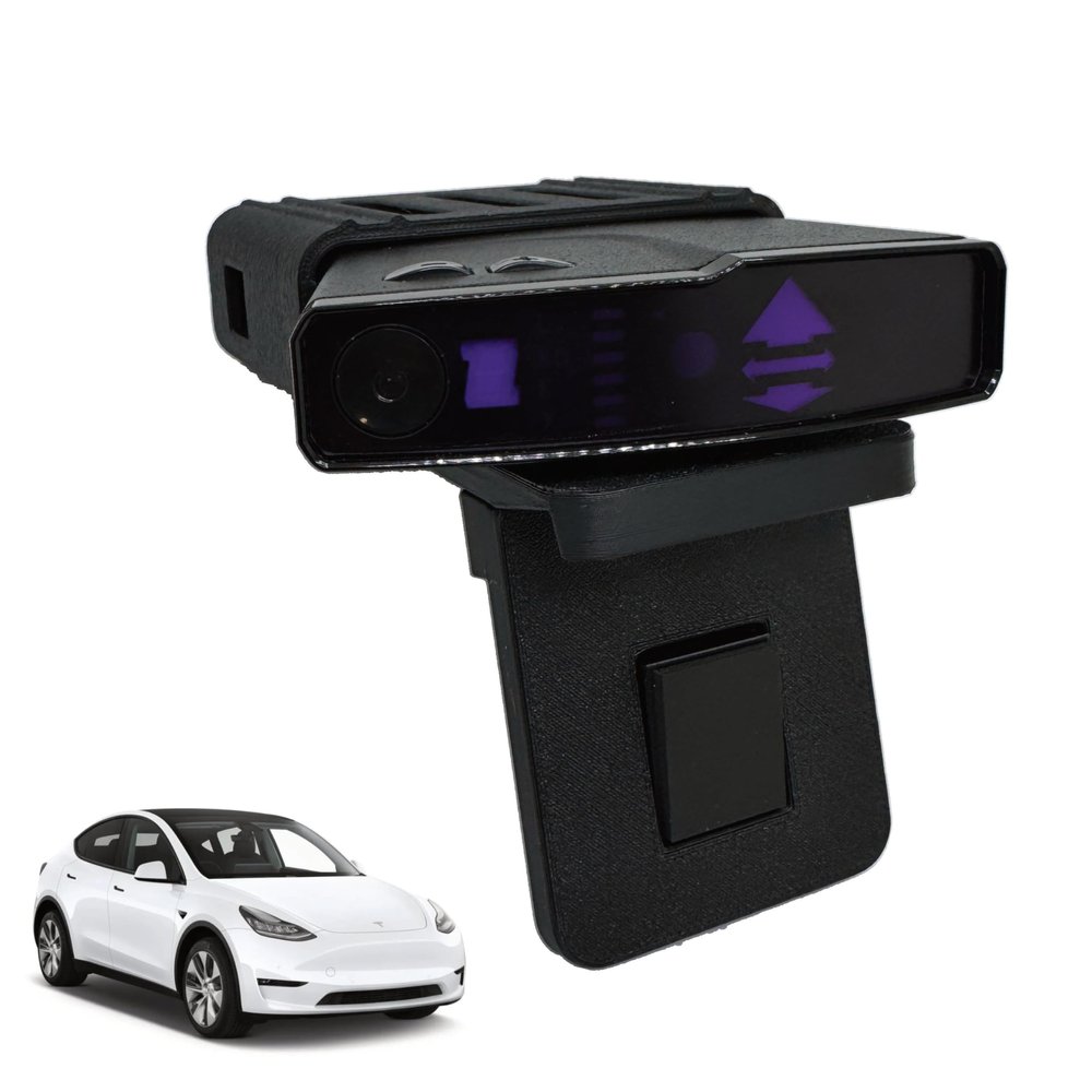 Bartallama3D Radar Holder for Valentine One Gen2 Compatible with Tesla Vehicles - Black
