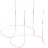 Earplug Lanyard [2 pcs] with Magnetic Tug-Resistant Safety Cord, Flexible Silicone Lanyard with Most Earplugs with Removable Tips Compatible(Pink) view 1