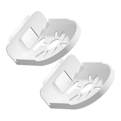 PHENOFICE 2pcs No-Drill Wall Shelf for Security Cameras and Routers Aesthetic Design Lightweight Home Use Room