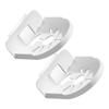 PHENOFICE 2pcs No-Drill Wall Shelf for Security Cameras and Routers Aesthetic Design Lightweight Home Use Room view 1