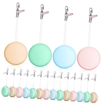 Beavorty 18pcs Macaron Shaped Phone Screen Cleaners Cute Decorative Cellphone Lanyards Multi-Color Screen Wipes for Phones Tablets and Lenses for Everyday Use