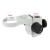 Adult Microscope Accessories 32mm Column + Desktop Working Base Stand Three-Eye Binoculars Solid Microscope Stand Accessories Microscope (Size : 32 mm Holder White) view 2