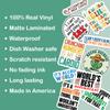 10pcs Accountant Stickers Sheet Funny CPA Gift Tax Season Accounting Spreadsheet Vinyl Decal Multiple Design, Waterproof, UV-Resistant, for Water Bottle, Scrapbook, Laptop, Car (Design 1) view 3