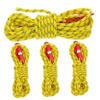 HANABASS 4pcs Camping Essential Reflective Tent Ropes Elastic Cord Rope Buckle Hooks for Safe Night Use view 1