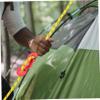 HANABASS 4pcs Camping Essential Reflective Tent Ropes Elastic Cord Rope Buckle Hooks for Safe Night Use view 4