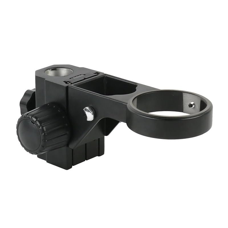 Adult Microscope Accessories 32mm Column + Desktop Working Base Stand Three-Eye Binoculars Solid Microscope Stand Accessories Microscope (Size : 32 mm Holder Black)