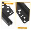 BRIGHTFUFU 4pcs Door Speaker Wiring Harness Car Radio Dash Installation Kit Stereo Radio Mounting Trim Bezel view 3