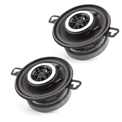 aqxreight 3.5in 200W Coaxial Speaker Tweeter Stereo Music HiFi Loudspeaker for Auto Audio System Universal Premium ABS Magnet Black Silver