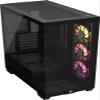 CORSAIR iCUE Link 3500X RGB Mid-Tower ATX PC Case  Panoramic Tempered Glass  Reverse Connection Motherboard Compatible  3X CORSAIR iCUE Link RX120 RGB Fans Included  Black view 1