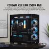 CORSAIR iCUE Link 3500X RGB Mid-Tower ATX PC Case  Panoramic Tempered Glass  Reverse Connection Motherboard Compatible  3X CORSAIR iCUE Link RX120 RGB Fans Included  Black view 2