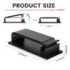 Adhesive Cable Management Clip (20Pcs Black),Cord Management Under Desk,Wire Organizer for TV PC Ethernet HDMI Extension Cord Power Plug view 2
