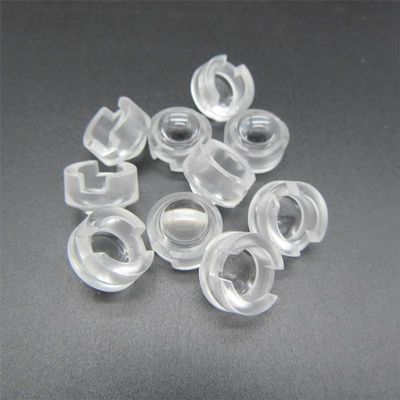 Generic Southst 100pcs 13mm 1W 3W Mini LED Lens 15 30 45 60 90 100 Degree For IR CCTV LED PCB Convex Acrylic Lens Holder Reflector Collimator (Degree: 100 Degree/Diameter: 13mm Diameter)