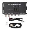 Yanmis Professional Adjustable AV to RF Converter TV Link Modulator with USB Charging Cable for Set-top Boxes view 1