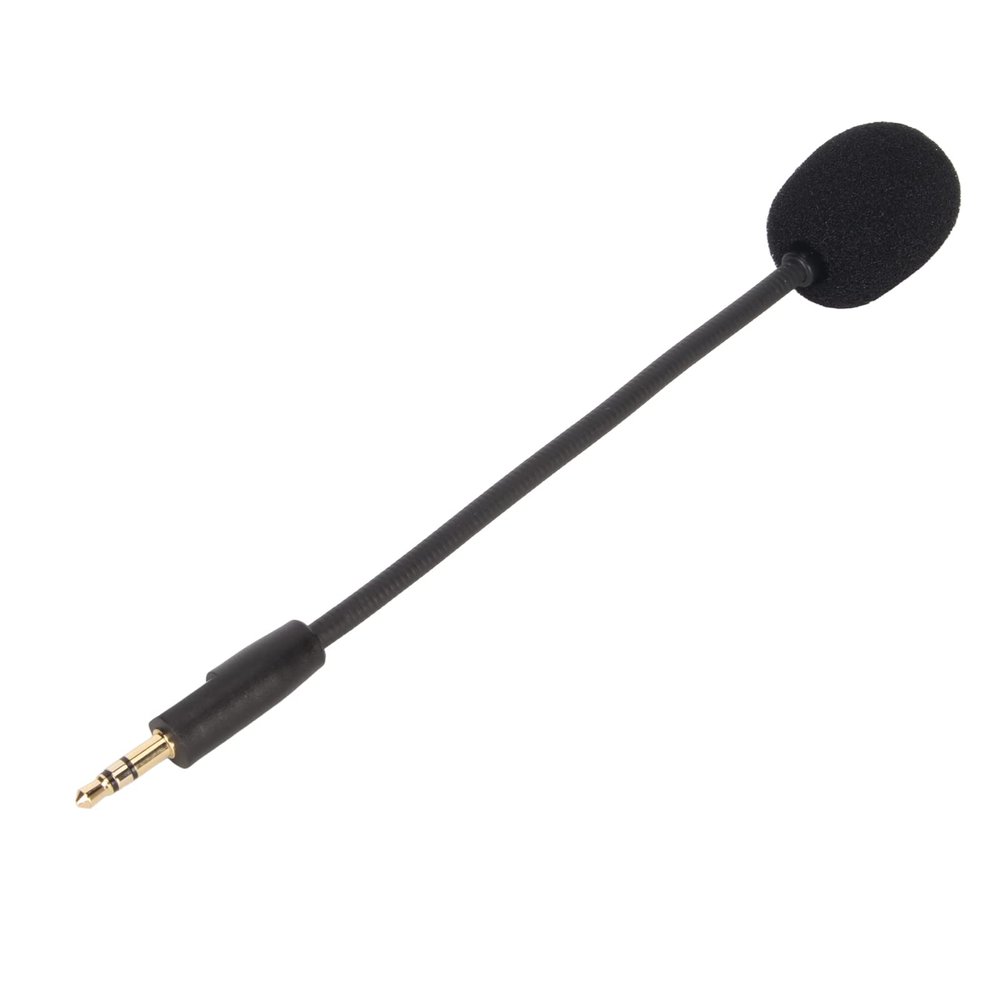 Yanmis Microphone Replacement 3.5mm Gaming Microphone Pen, 3.5mm Microphone Pen, Detachable Game Microphone Pen with Noise Reduction for Hyper X Cloud
