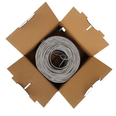 1000 Feet Cat5e Ethernet Cable,Cat 5e CMR Flame Retardant Internet Network LAN Cable,PVC Oxygen Copper Higher Conductivity for Monitoring