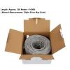 1000 Feet Cat5e Ethernet Cable,Cat 5e CMR Flame Retardant Internet Network LAN Cable,PVC Oxygen Copper Higher Conductivity for Monitoring view 3