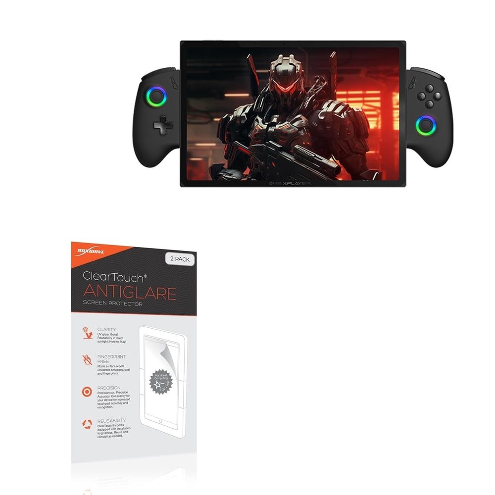 BoxWave Screen Protector Compatible with OneXPlayer X1 (10.95 in) - ClearTouch Anti-Glare (2-Pack), Anti-Fingerprint Matte Film Skin