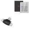 BoxWave Smart Gadget Compatible with Veidoo eReader (5 in) - AllReader SD Card Reader, microSD Card Reader SD Compact USB - Jet Black view 1