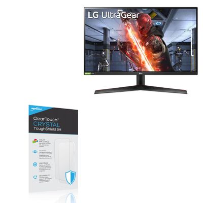 BoxWave Screen Protector Compatible with MSI G273CQ Monitor (27 in) - ClearTouch Crystal ToughShield 9H (2-Pack), Clear 9H Tough Flexible Film Screen Protector
