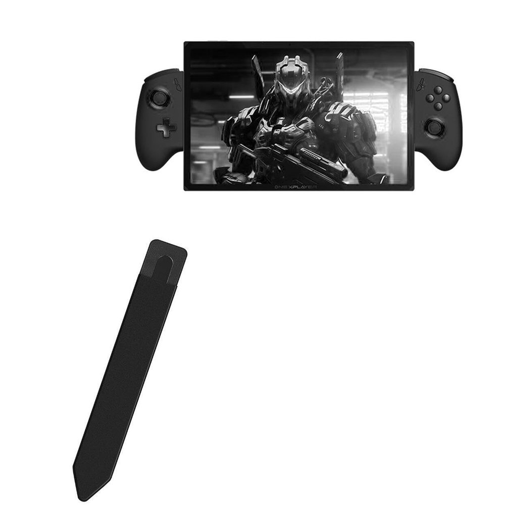 BoxWave Stylus Pouch Compatible with OneXPlayer X1 (10.95 in) - Stylus PortaPouch, Pen Stylii Holder Carrier Portable Self-Adhesive - Jet Black