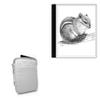 BoxWave Case Compatible with Bigme inkNoteS (10.3 in) - Quilted Carrying Bag, Soft Synthetic Leather Cover w/Diamond Design - Cool Grey view 1