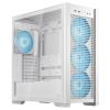 ASUS TUF Gaming GT302 ARGB White Edition ATX Mid-Tower Case Four 140x28mm ARGB Fans for Airflow & Static Pressure, Interchangeable Panel, Detachable top Panel, Hidden-Connector Motherboard Support view 1