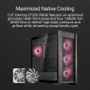 ASUS TUF Gaming GT302 ARGB White Edition ATX Mid-Tower Case Four 140x28mm ARGB Fans for Airflow & Static Pressure, Interchangeable Panel, Detachable top Panel, Hidden-Connector Motherboard Support view 2