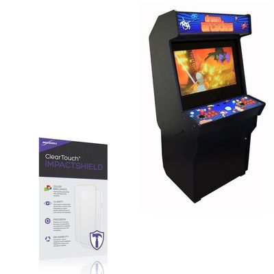 BoxWave Screen Protector Compatible with Dream Arcades Dreamcade Vision 32 - ClearTouch ImpactShield (2-Pack), Impenetrable Screen Protector Flexible Film