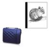 BoxWave Case Compatible with Bigme inkNoteS (10.3 in) - Quilted Carrying Bag, Soft Synthetic Leather Cover w/Diamond Design - Navy view 1