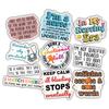 10pcs Nurse Sticker Sheet, Cute Vinyl Decals for Nurses, Nursing Students, Healthcare Workers, Appreciation Gifts, Waterproof, UV-Resistant, for Laptop, Water Bottle, Notebook, Mirror (Design 1) view 1