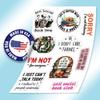 10pcs Anti Social Sticker Sheet, Funny Introvert Vinyl Decals, Sarcastic Social Anxiety Aesthetic, Anti People Mood Stickers, Waterproof, UV-Resistant, for Water Bottle, Scrapbook, Laptop, Car, Truck view 3