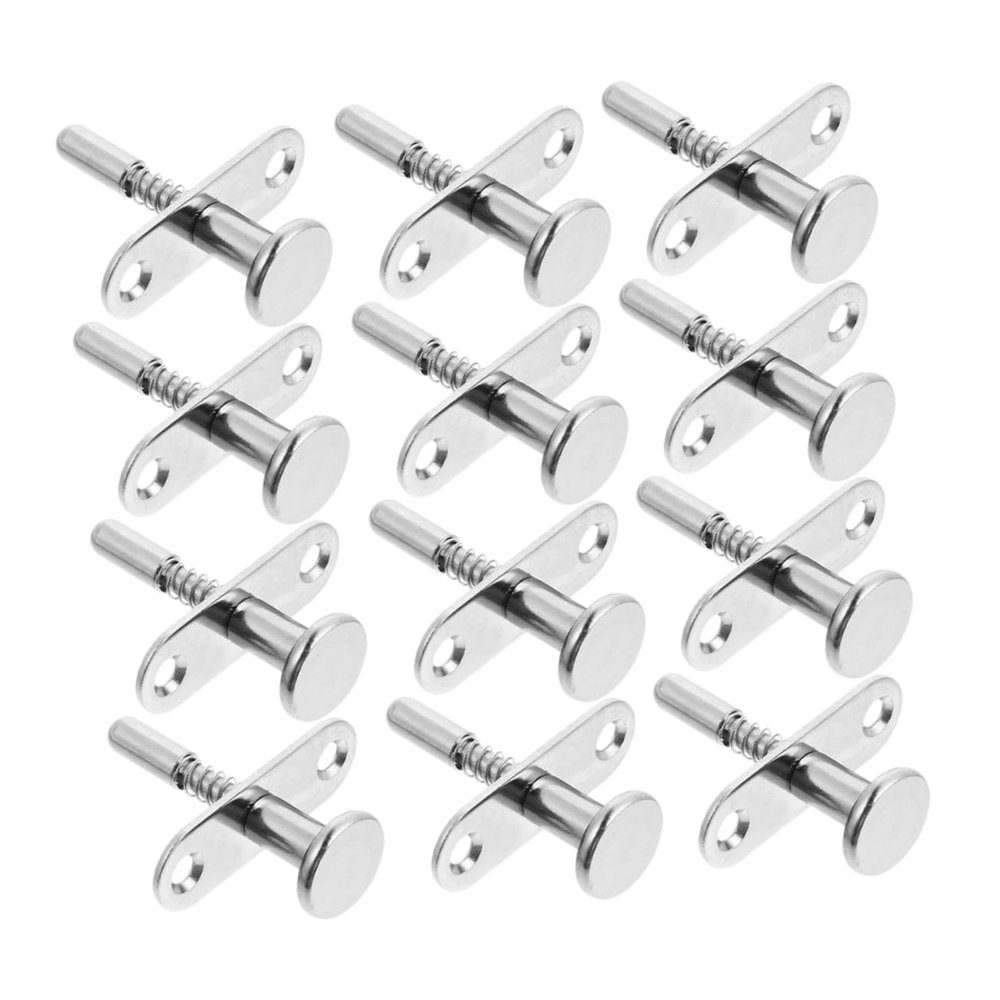 GLEAVI 12pcs Accessories Spring Bolt Latches Fittings for Safety Corner Covers