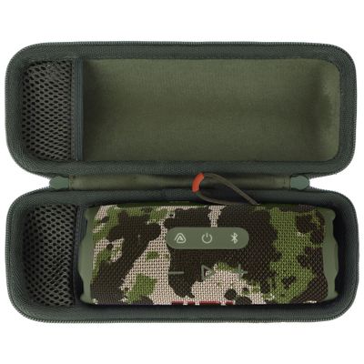 Lebakort Hard Case Compatible with JBL Flip 7 6 5 4 Waterproof Portable Speaker (Green Case)