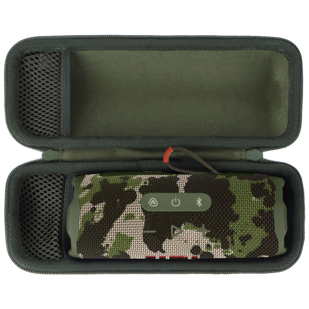 Lebakort Hard Case Compatible with JBL Flip 7 6 5 4 Waterproof Portable Speaker (Green Case)