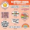 10pcs Funny Coworker Sticker Sheet, Sarcastic Office Humor Vinyl Decals for Work Friends, Colleagues Team Gifts, Waterproof, UV-Resistant, for Laptop, Water Bottle, Office Desk, Journal, Notebook view 2