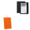BoxWave Case Compatible with Dcenta C12828 eReader (7 in) - Velvet Pouch, Soft Velour Fabric Bag Sleeve with Drawstring - Bold Orange view 1