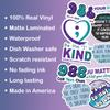 10pcs Suicide Prevention Sticker Sheet, Supportive Hopeful Vinyl Decals with Mental Health Awareness, Waterproof, UV-Resistant, for Laptop, Water Bottle, Journal, Mirror, Notebook, Office Decor view 3