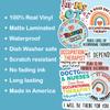 10pcs Occupational Therapist Sticker Sheet, Cute Motivational Vinyl Decals for OTs, OTAs, Therapy Gifts for Students, Coworkers, Waterproof, UV-Resistant, for Laptop, Water Bottle (Design 1) view 3