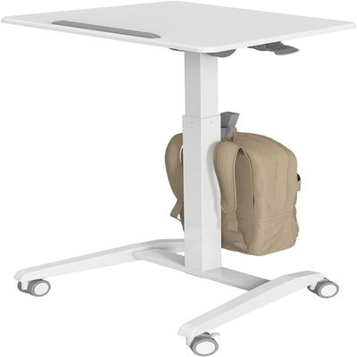 RAYACO Lightweight, Medical Bed Side Table, Computer Desk, Gaming Desk, Laptop Sofa, Folding Height with 4 Casters (Color : A), kk666